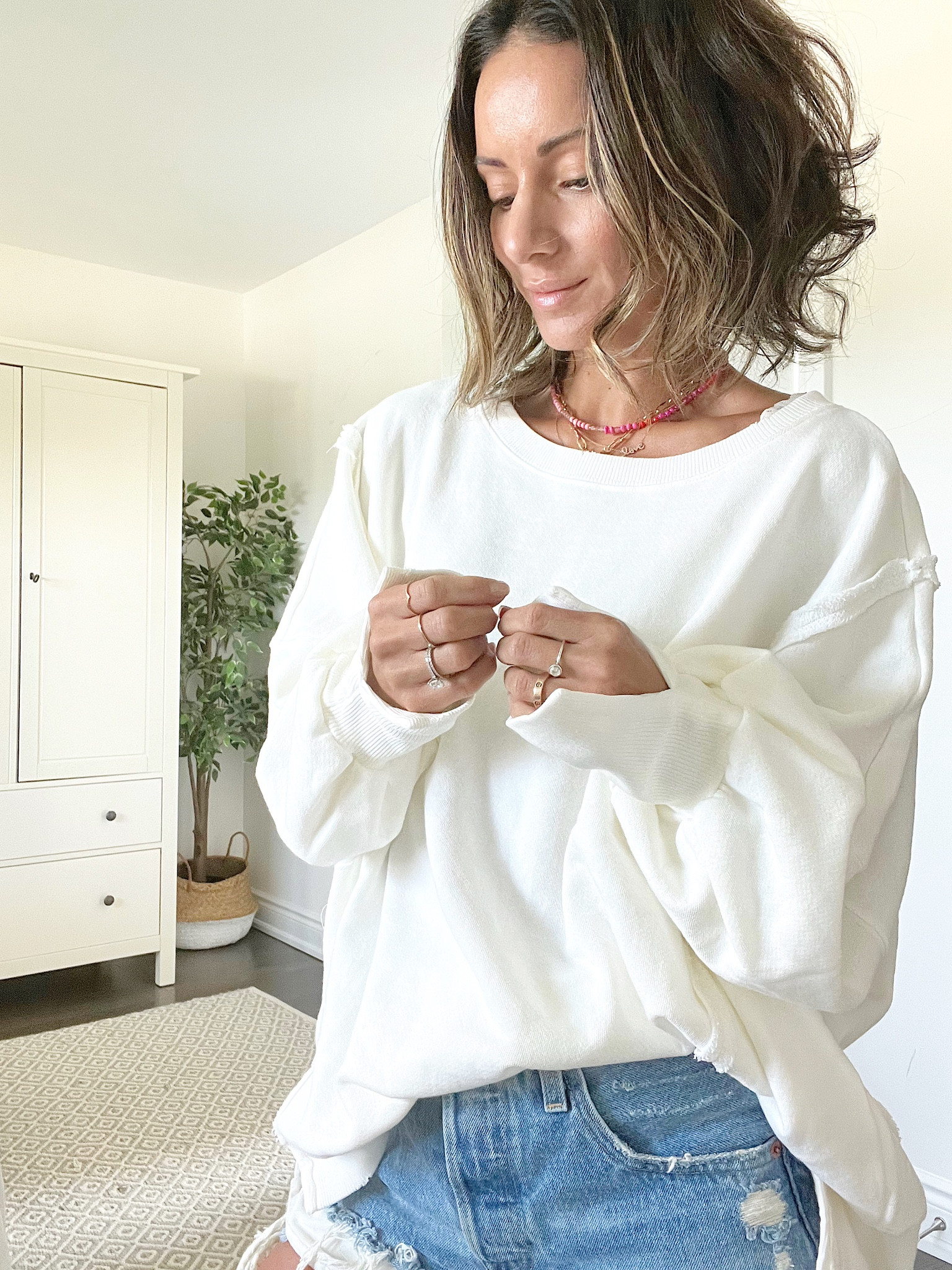 Easy outfit for those cooler warm days 🤍

#LTKSeasonal #LTKstyletip