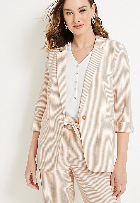 Linen Like Blazer | Maurices