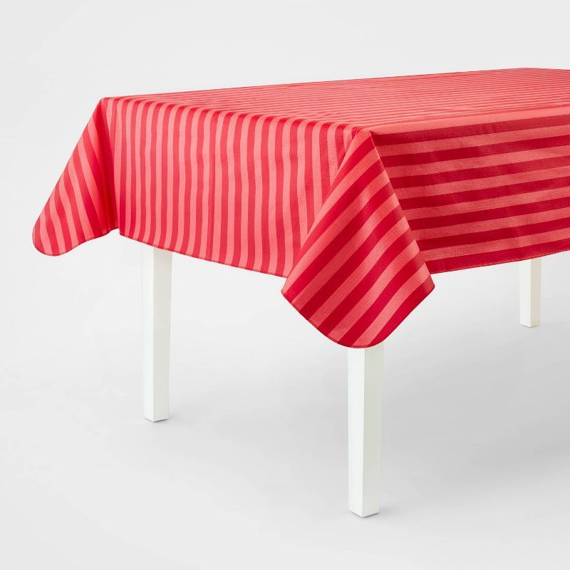 Reusable Tablecloth Striped Red - Spritz™ | Target