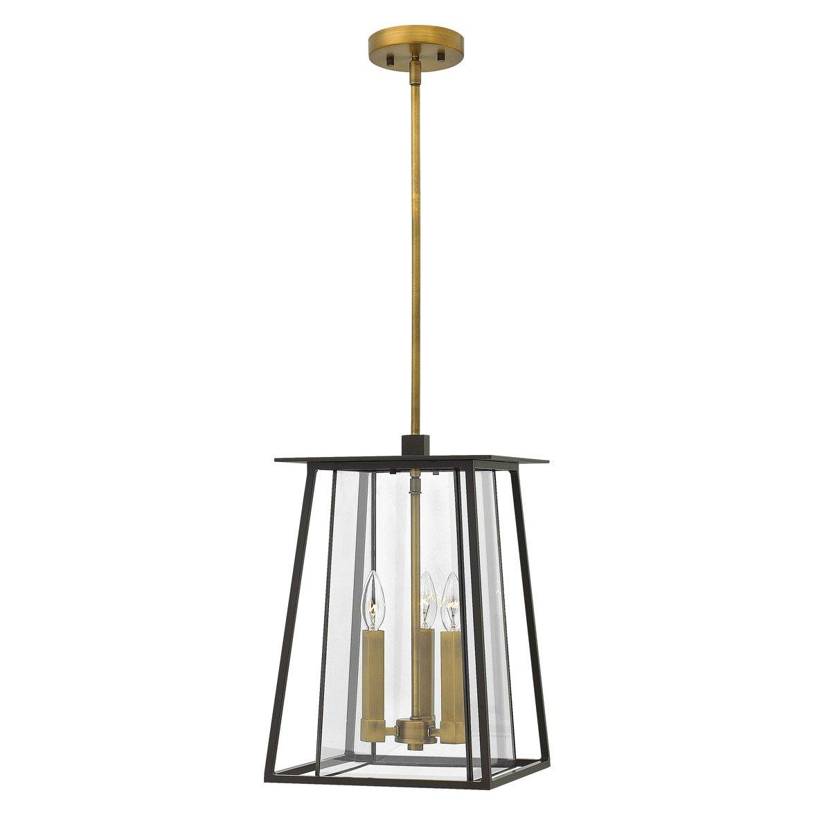 Bold Bronze and Brass Outdoor Pendant | Shades of Light