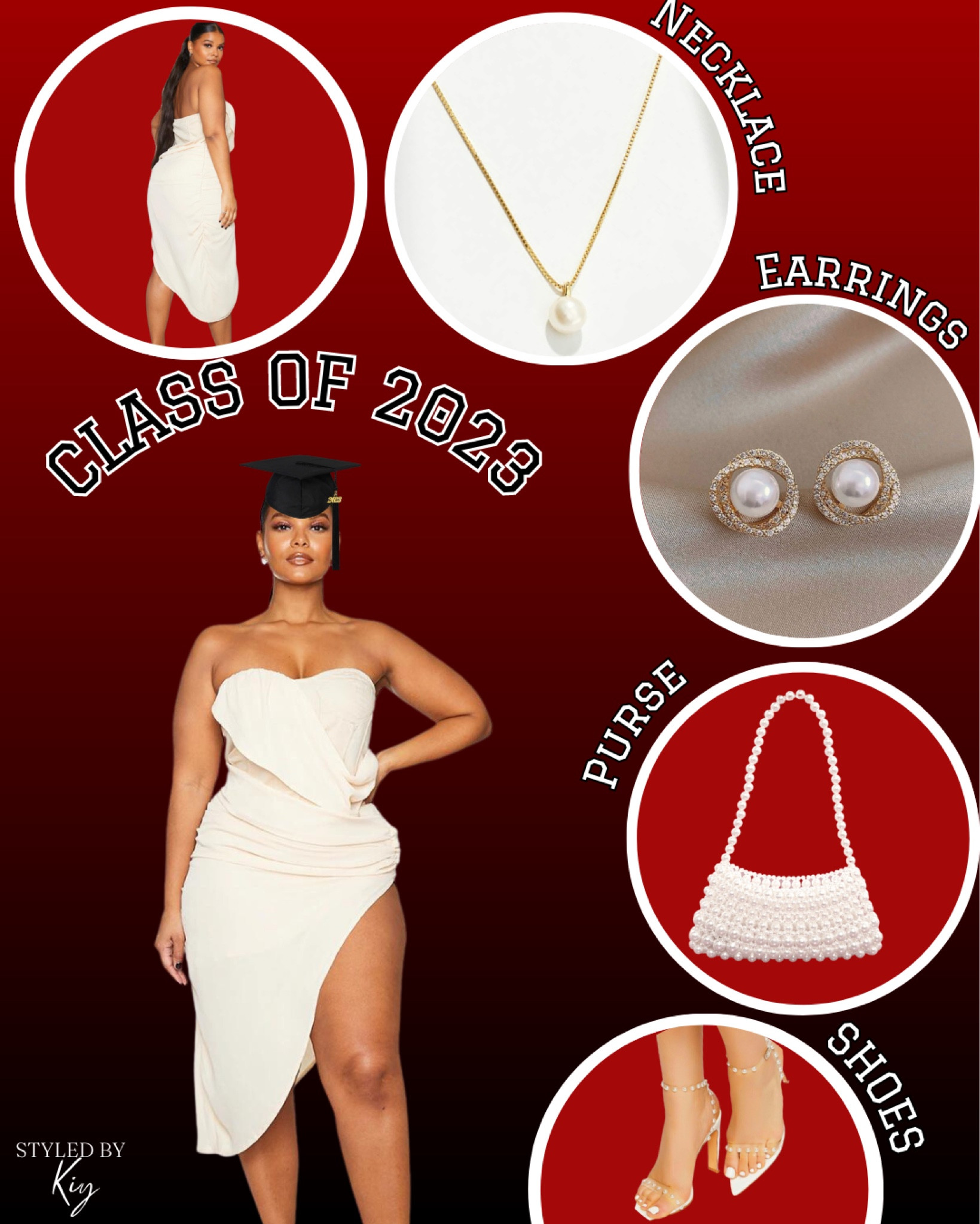 Congratulations class of 2023!! 🎓
I curated the perfect outfit for your graduation! This look is for the curvy girls! I paired this off white dress with pearl accent accessories that provide a look of elegance. This outfit is guaranteed to make you look gorgeous on your special day! 😍

#LTKcurves #LTKU