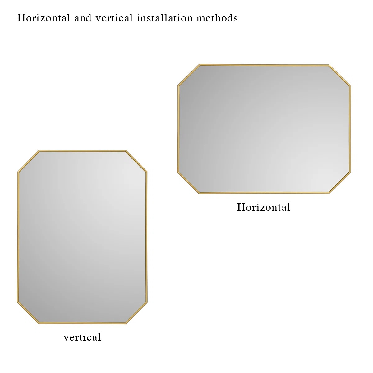 Bouchard Metal Octagon Wall Mirror | Wayfair North America