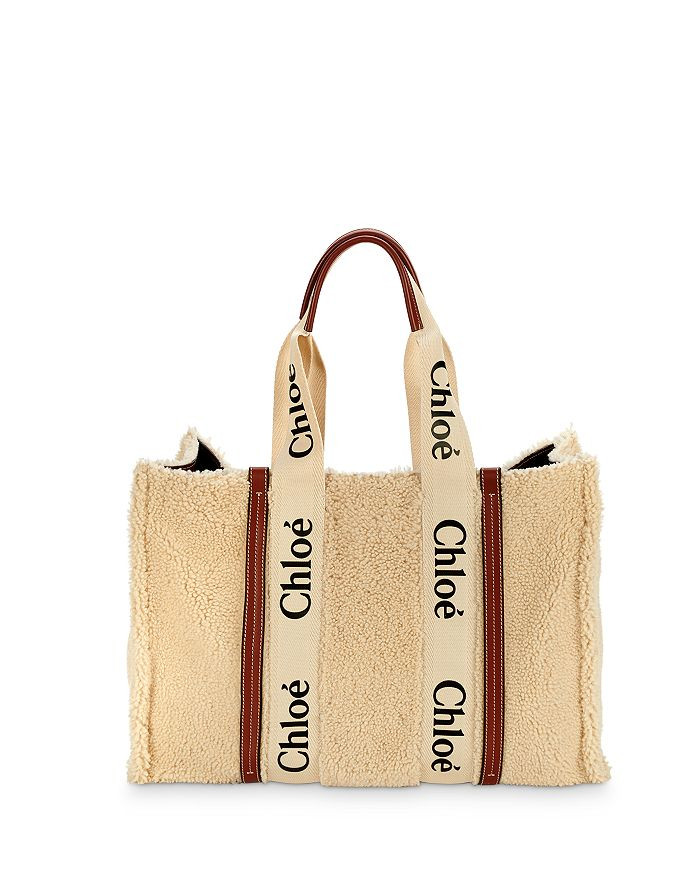Chloé
            
    
                    
                        Woody Leather Trimmed Large... | Bloomingdale's (US)