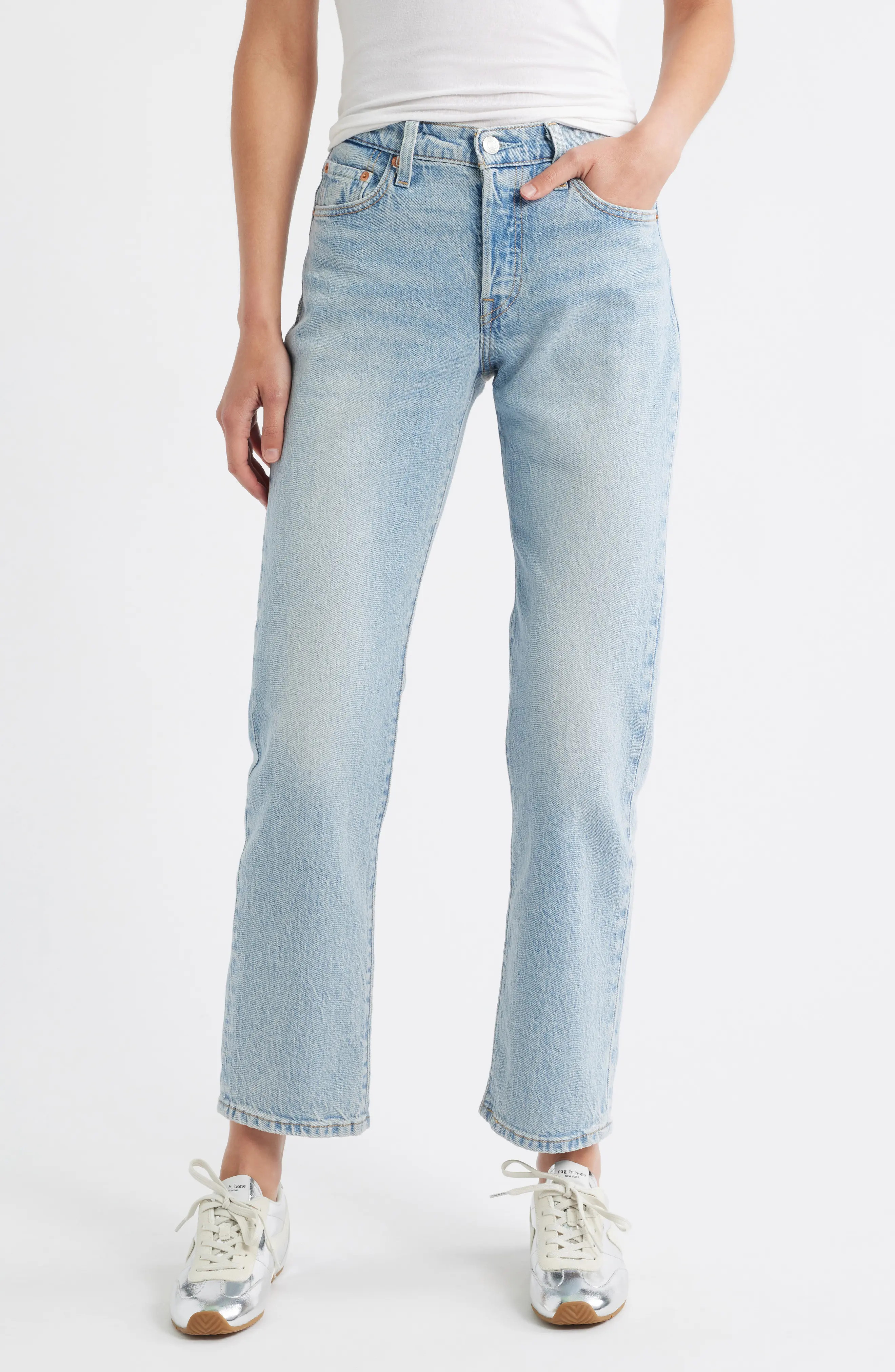 Levi's 501\u00ae Curve High Waist Straight Leg Jeans (Women) | Nordstrom | Nordstrom