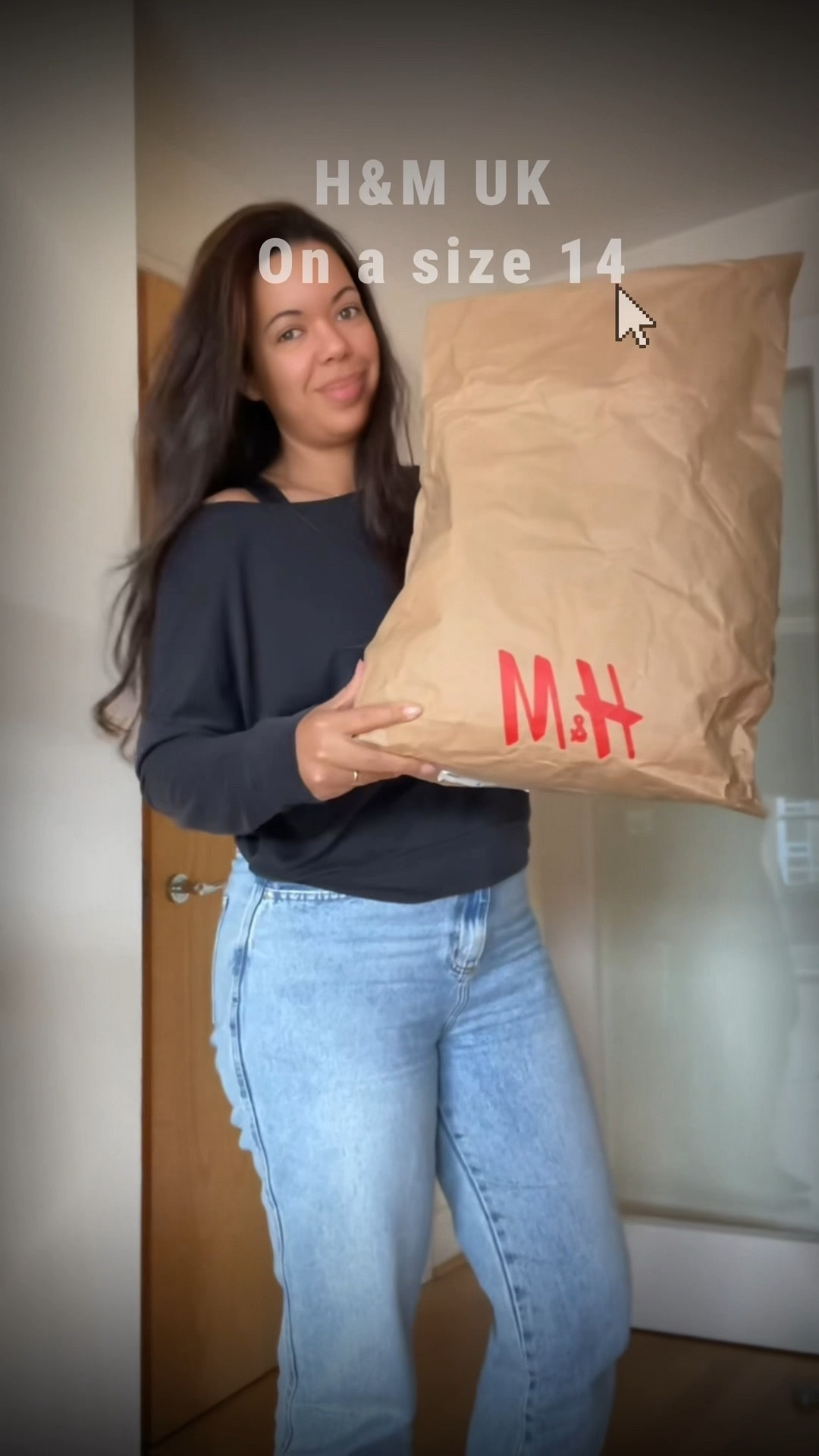 Tried on 5 trousers + 1 cardigan from H&M. I normally wear size 12 but, normally from H&M I prefer one size bigger! #haul #H&Mhaul #tryon #LtkFashion 