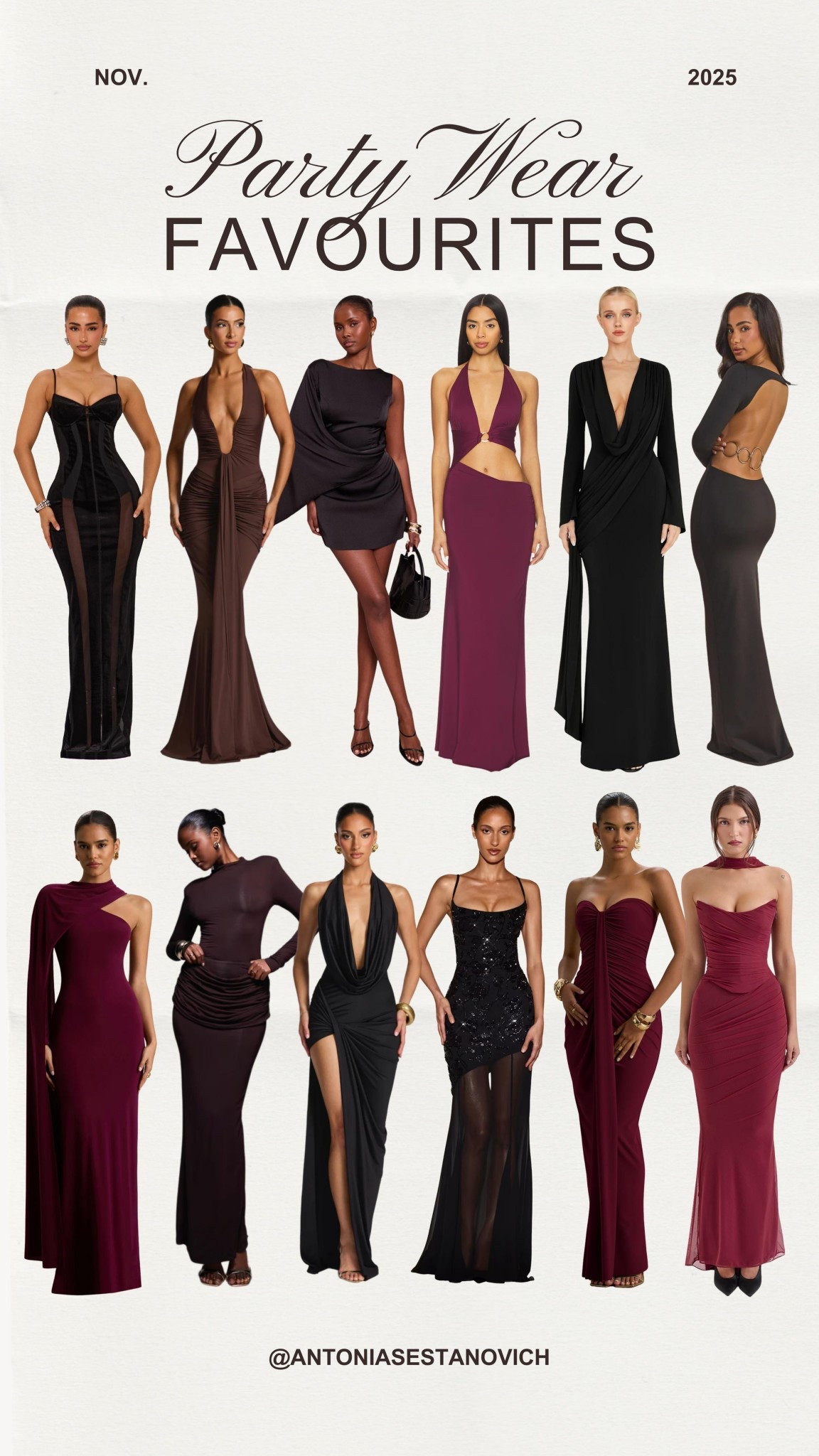 Party wear favourites 🤎✨

Party wear, dress, maxi dress, wedding guest dress, mini dress, midi dress, sequin dress, festive party, Christmas party, burgundy dress, red dress, event dresss

#LTKdresses #LTKfestive #LTKpartywear