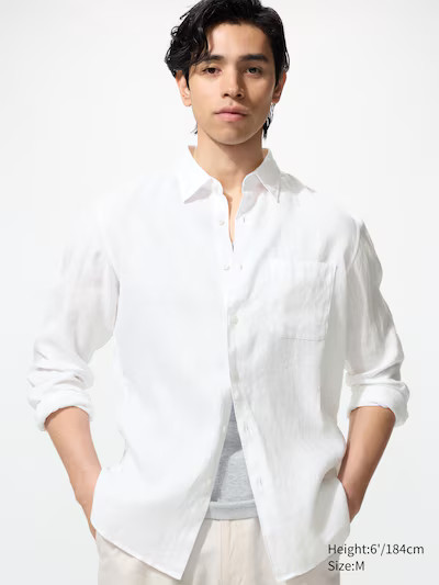 Premium Linen Shirt | UNIQLO (US)