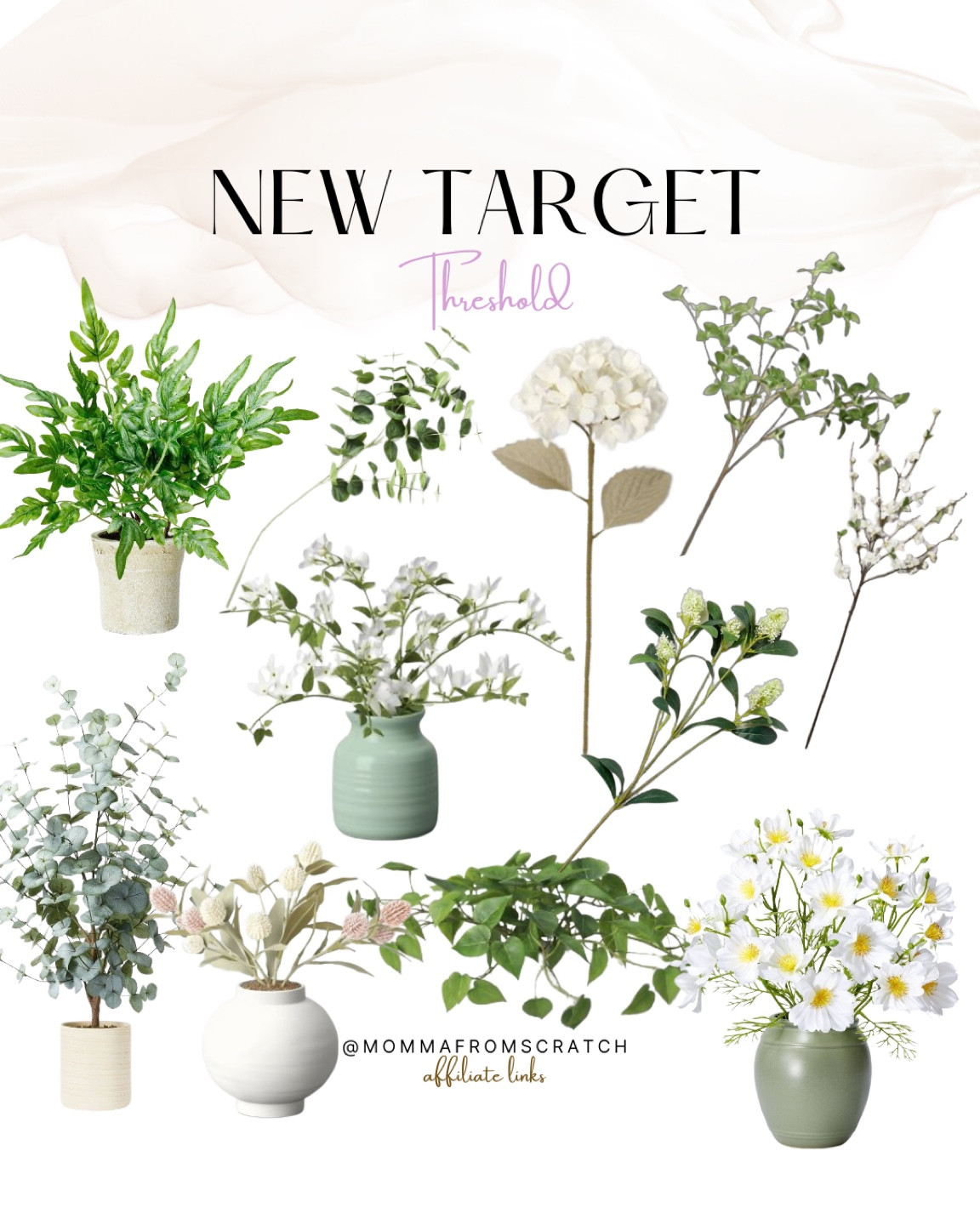 Spring florals, spring flowers, greenery, target threshold, new target home decor, spring, 

#LTKstyletip #LTKunder50 #LTKhome