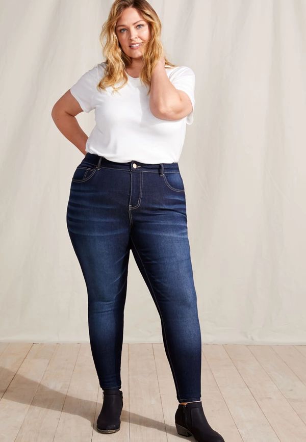 Plus Size m jeans by maurices™ Everflex™ Super Skinny High Rise Stretch Jean | Maurices