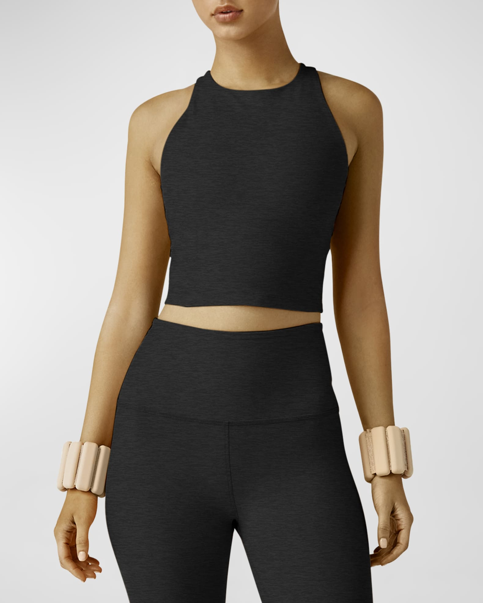 Spacedye Refocus Cropped Tank Top | Neiman Marcus