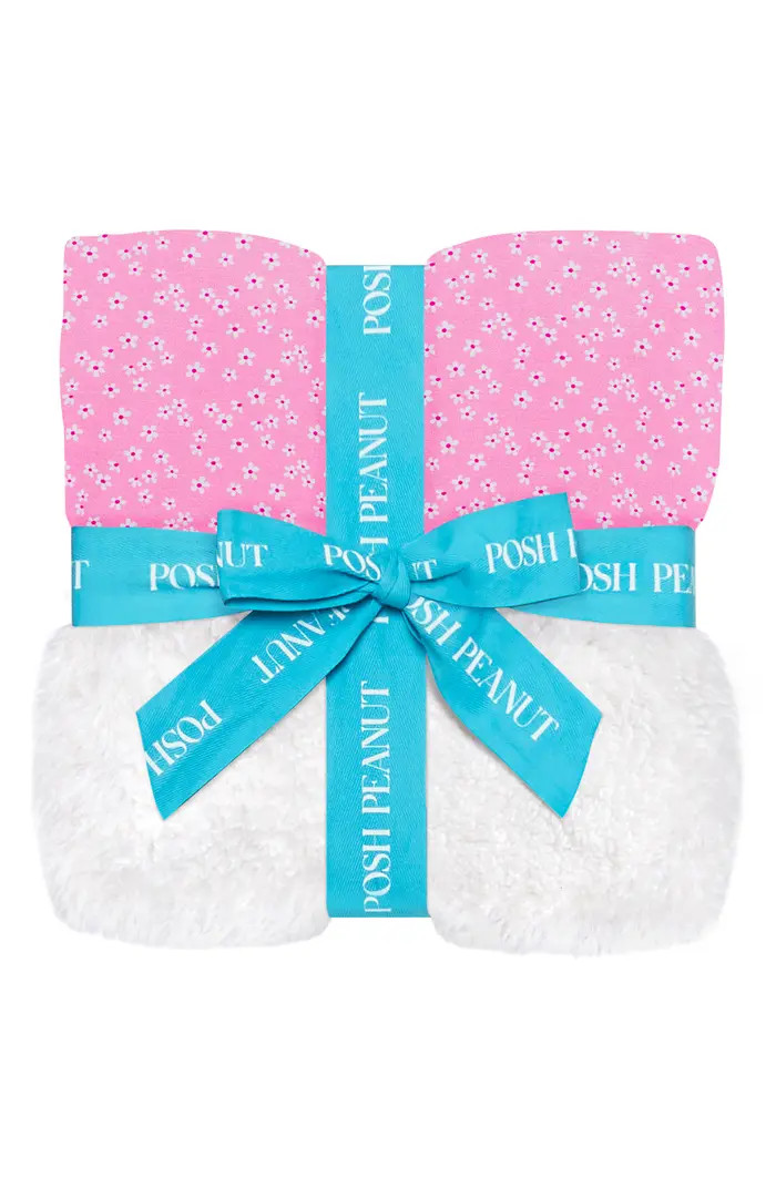 Birdie Mae Patoo Plush Reversible Blanket | Nordstrom
