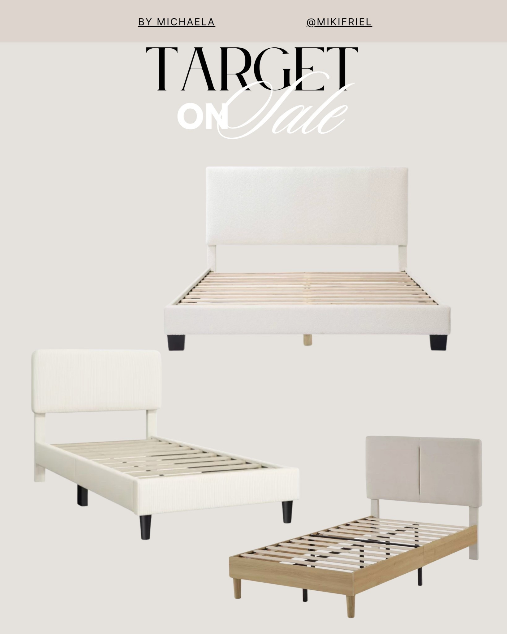 Bed frame on sale. Target sale. Bed. 

#LTKHome #LTKSaleAlert #LTKStyleTip
