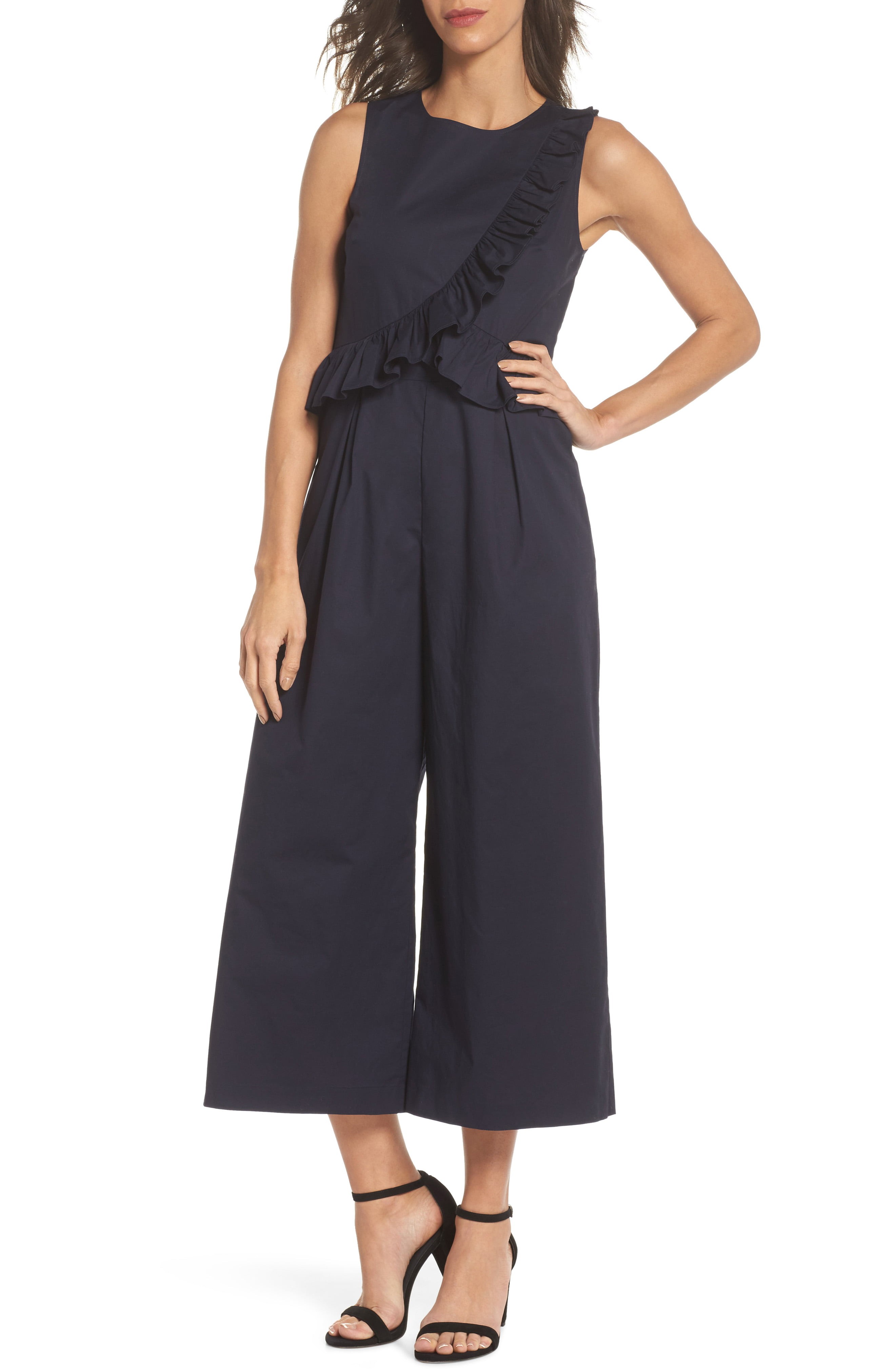 Chelsea28 Sleeveless Ruffle Bodice Jumpsuit (Regular & Petite) | Nordstrom