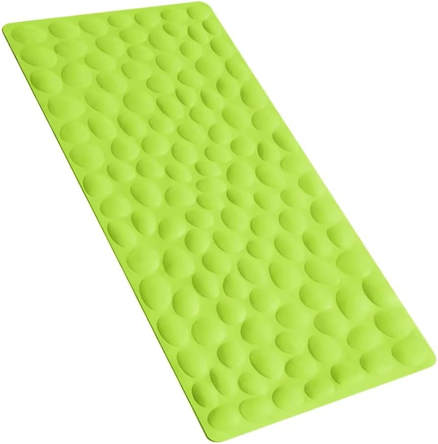 Non-Slip Bathtub Mat OTHWAY Soft Rubber Bathroom Bathmat with Strong Suction Cups (Green, 16x31.5... | Amazon (US)
