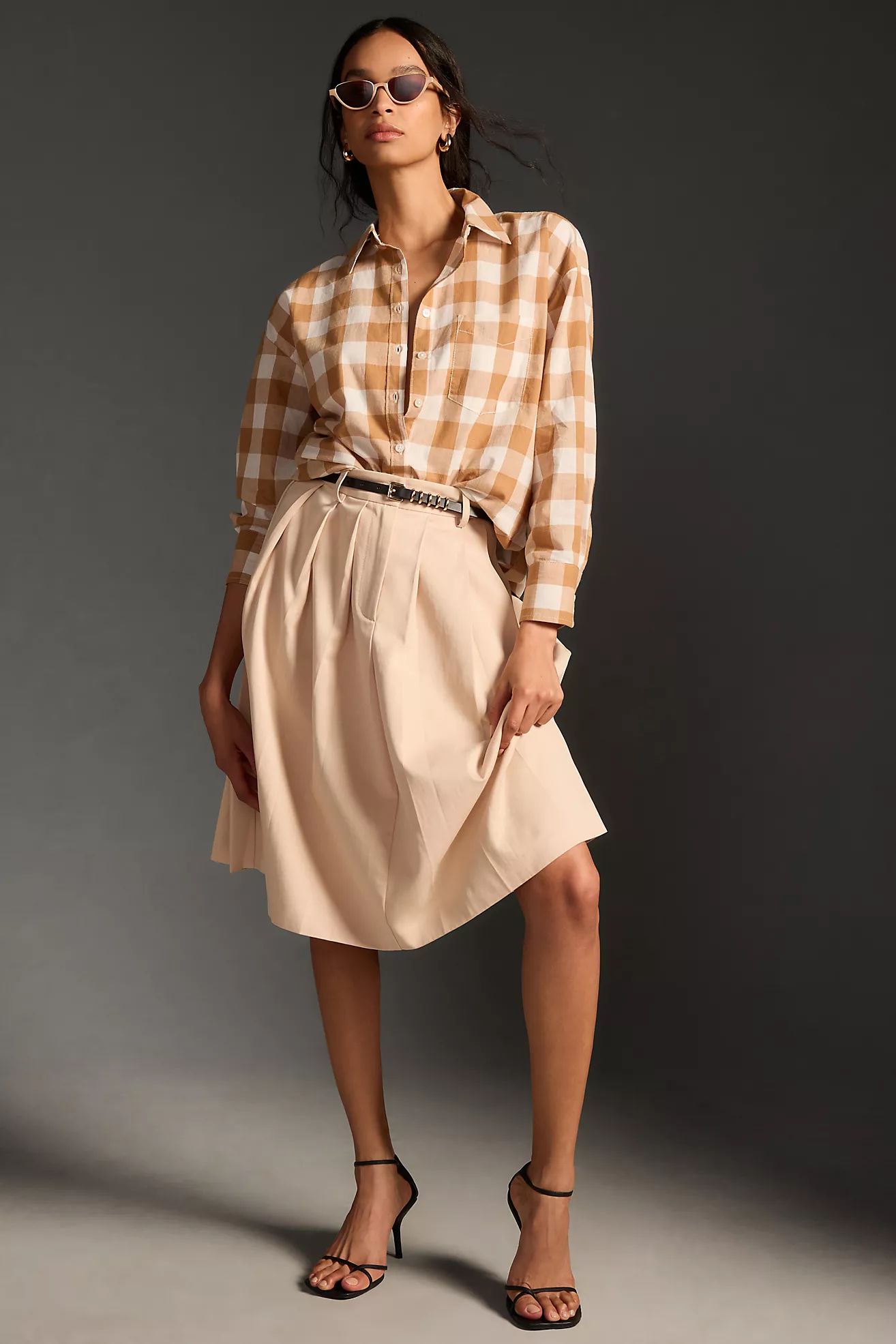 The Bennet Buttondown Shirt by Maeve: Buffalo Check Edition | Anthropologie (US)