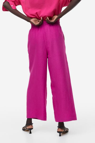 Linen-blend Crop Pants | H&M (US + CA)
