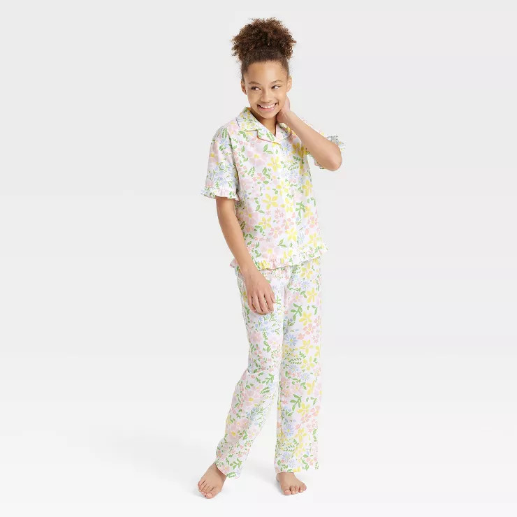 Kids' Mommy & Me Matching Family Pajama Set - White | Target