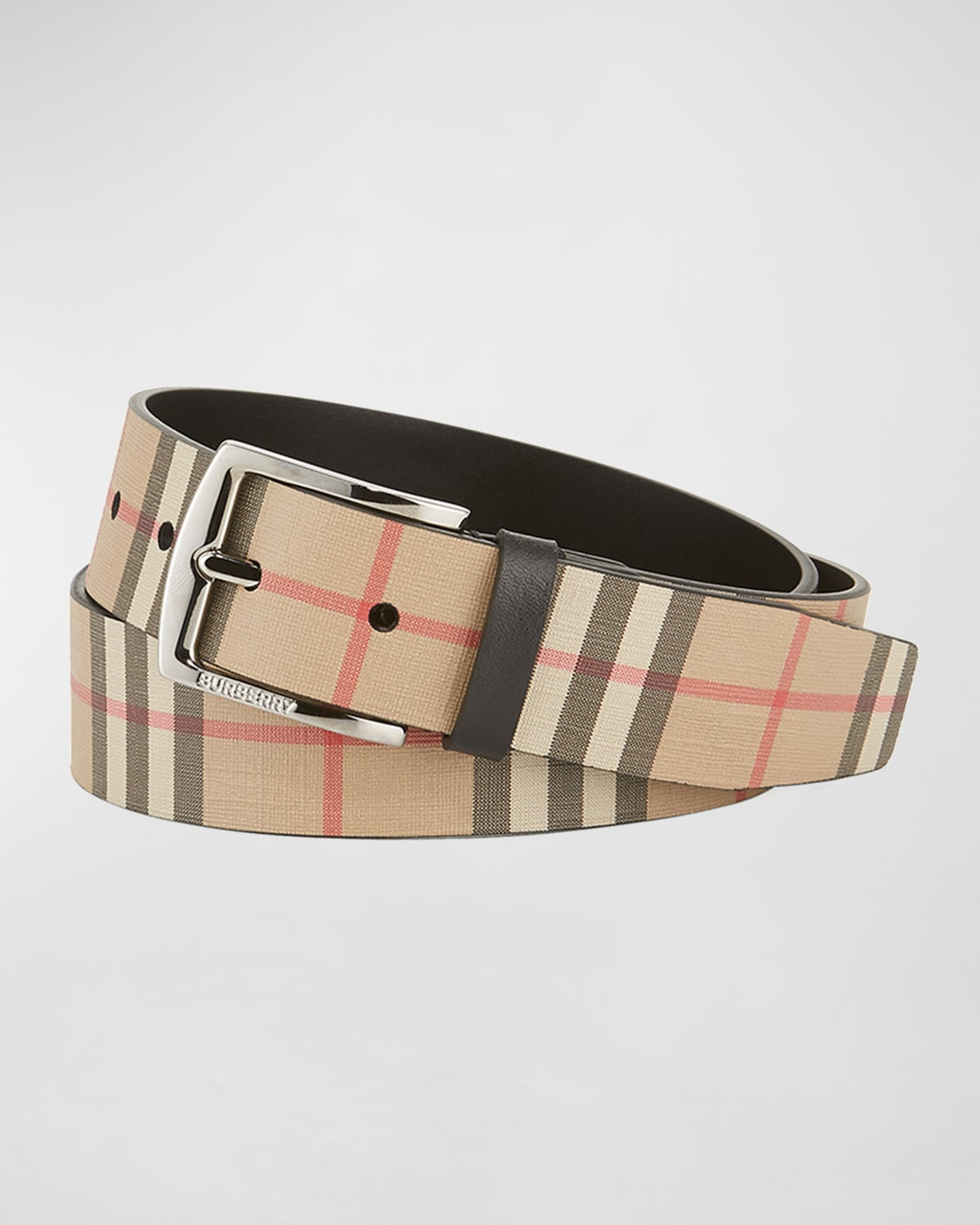 Men's Archive Check Belt | Neiman Marcus