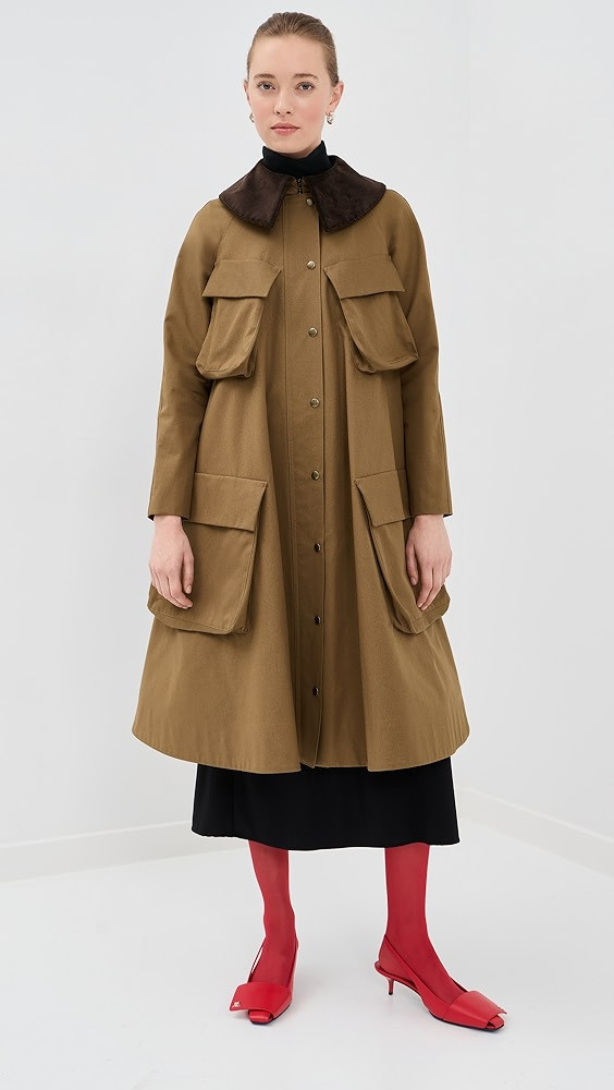 Long Flared Trench Coat | Shopbop