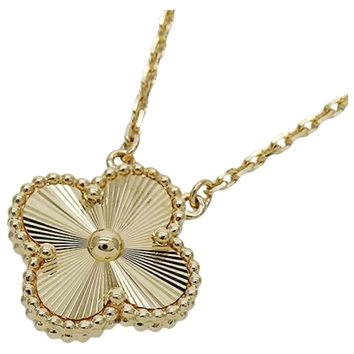 Vintage alhambra yellow gold necklace Van Cleef & Arpels Gold in Yellow gold - 36035875 | Vestiaire Collective (Global)