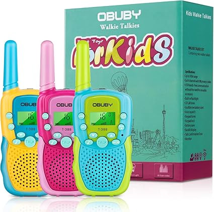 Obuby Toys for 3-12 Year Old Boys Walkie Talkies for Kids 22 Channels 2 Way Radio Gifts Toys with... | Amazon (US)