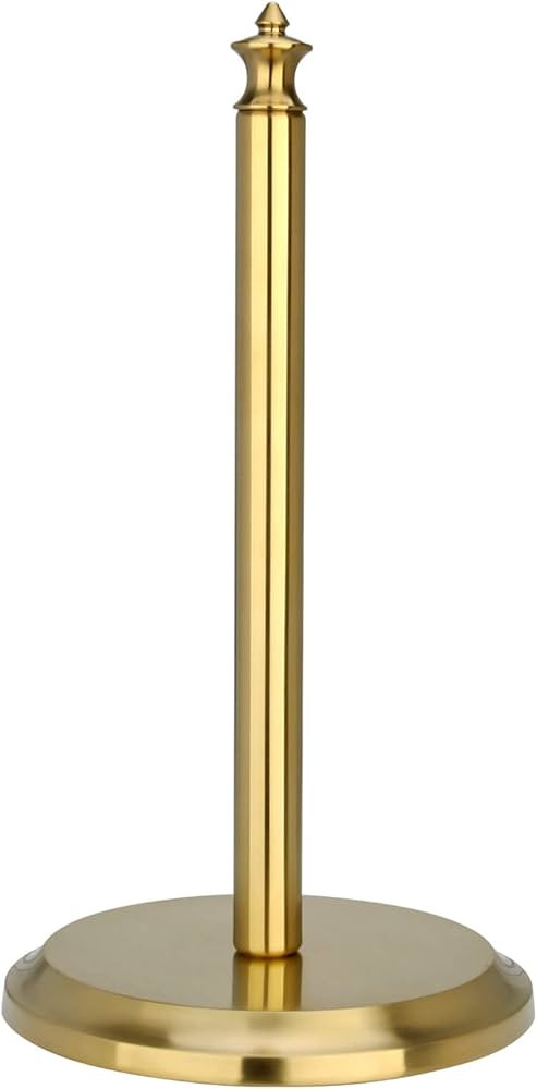 Paper Towel Holder Roll Dispenser Stand for Kitchen Countertop & Dining Room Table 14" Height (Br... | Amazon (US)