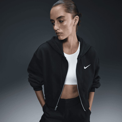 Nike Sportswear Phoenix Fleece Women's Loose Cropped Full-Zip Hoodie | Nike (US)