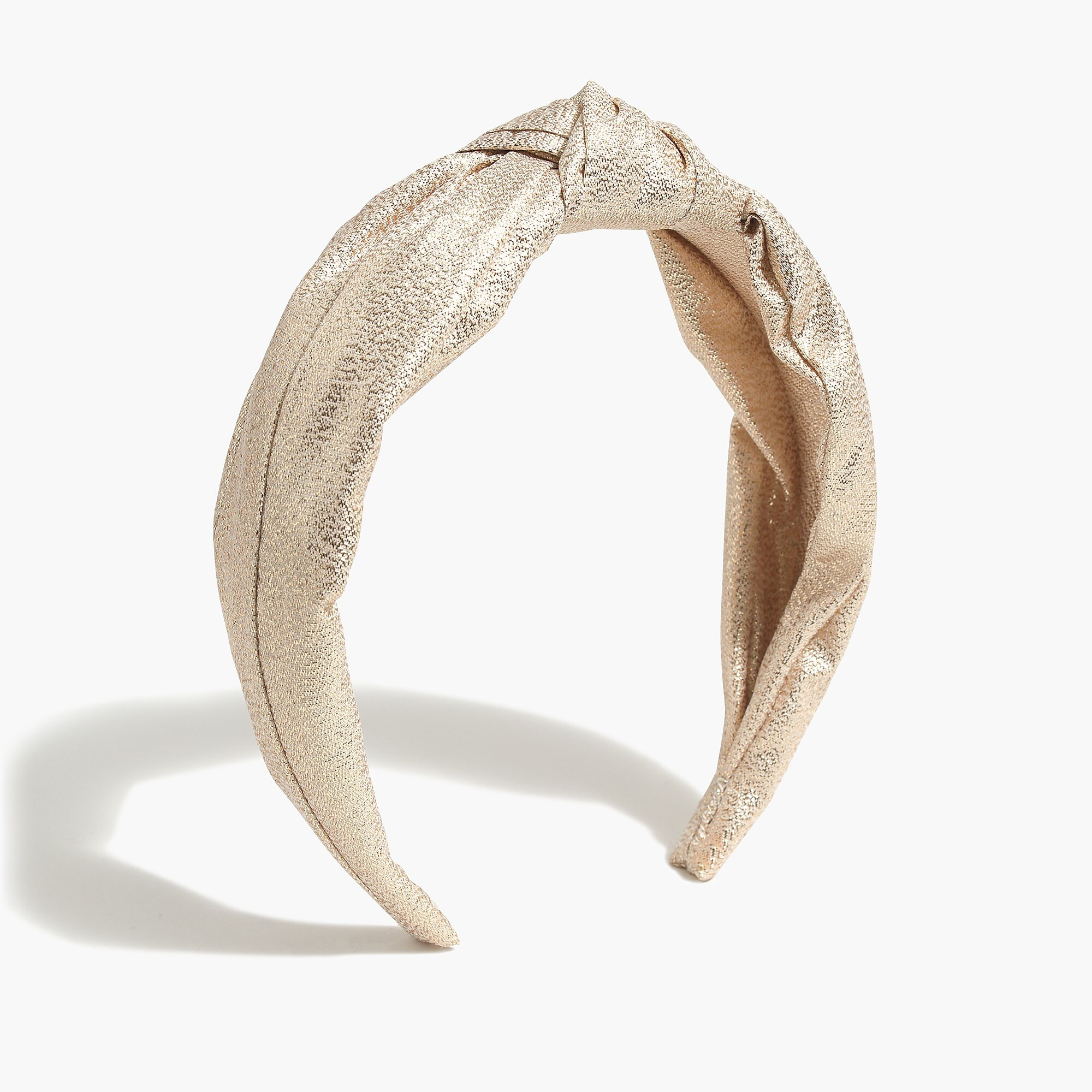 Metallic gold knot headband | J.Crew Factory