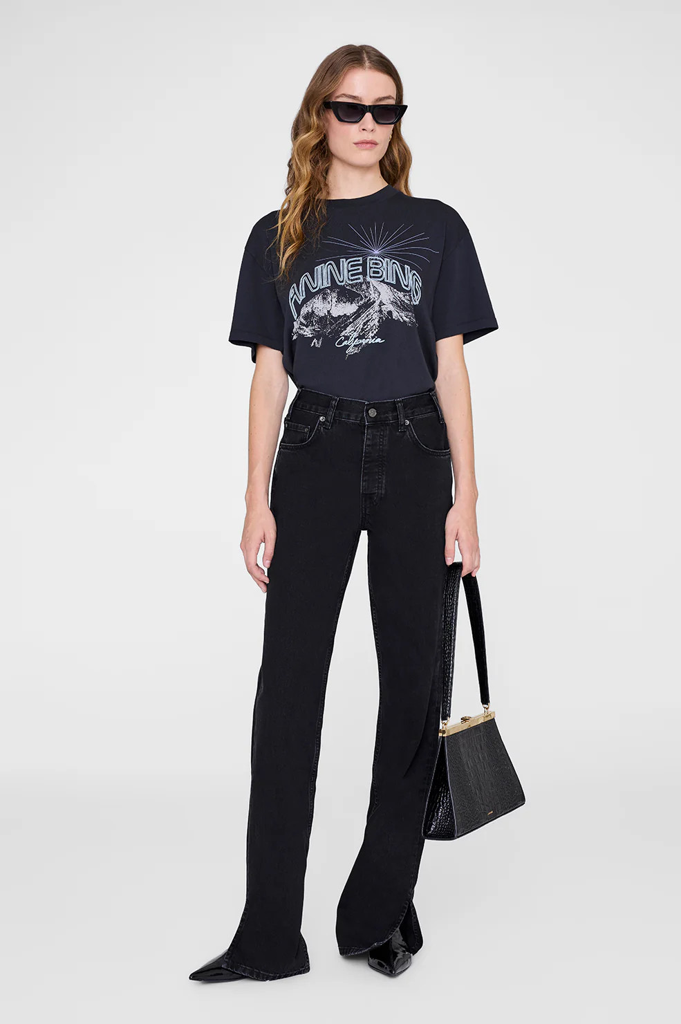 Walker Tee California - Vintage Black | Anine Bing
