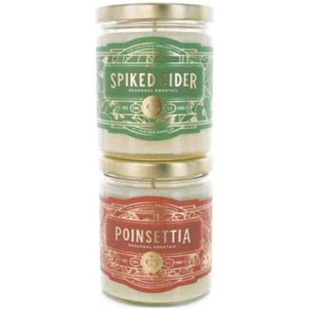 Rewined 2-Pc. M Candle Gift Set Various Options Title: Spiked Cider & Poinsettia | Walmart (US)