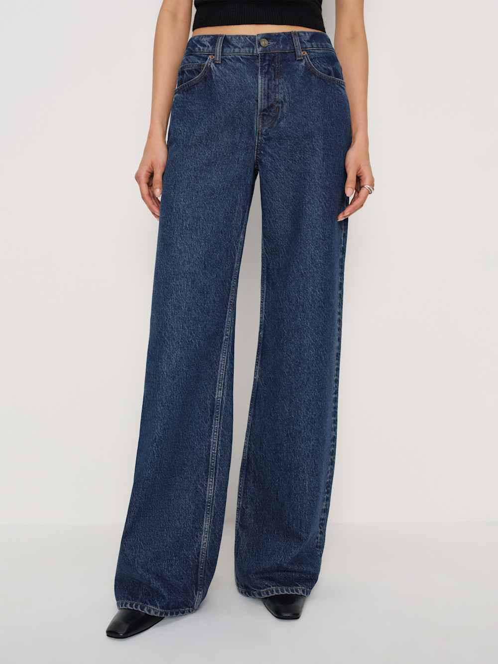 Cary Low Rise Slouchy Wide Leg Jeans | Reformation (Global)