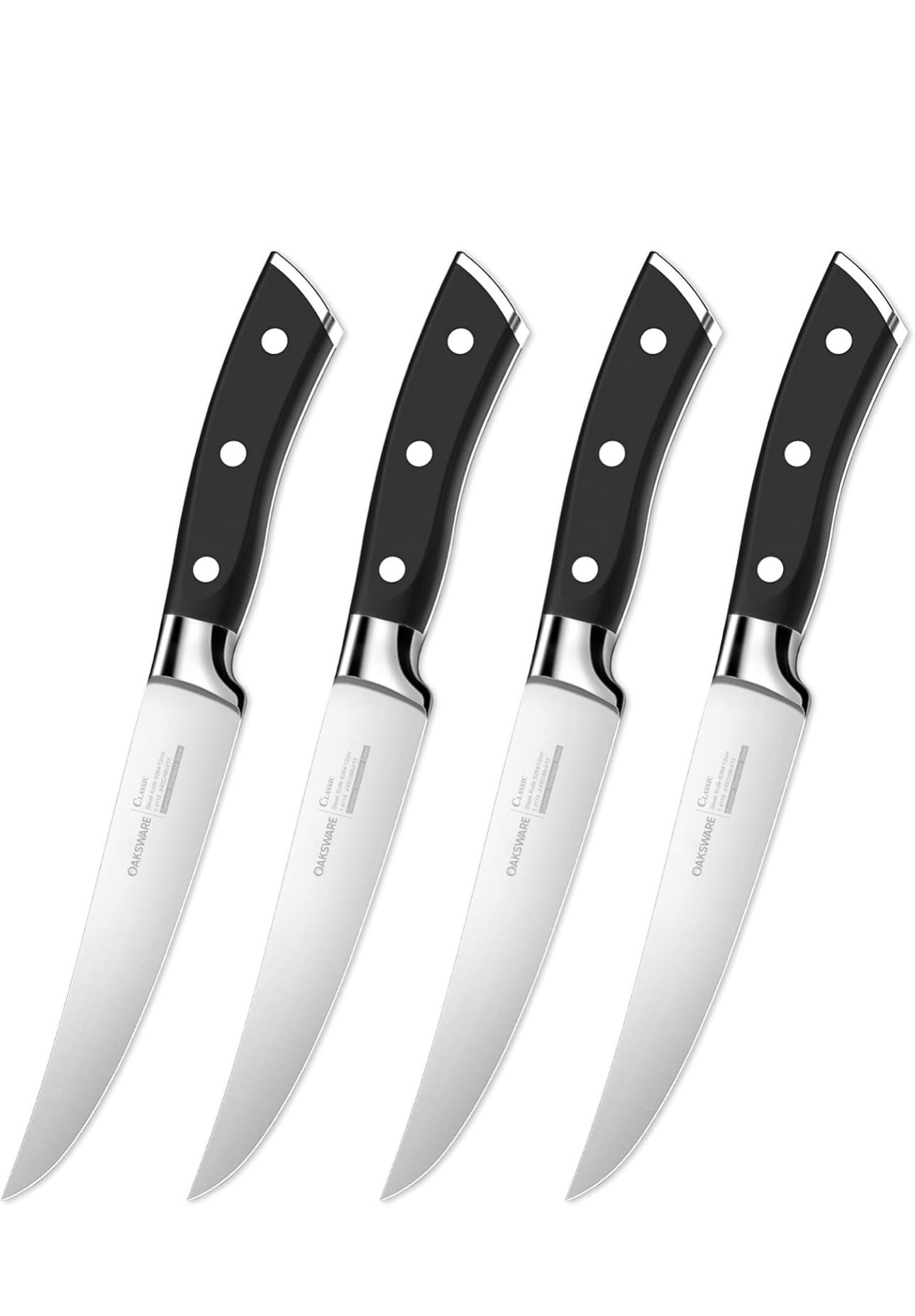 Non Serrated Steak Knife Set of 4, German Steel 5 Inch

#LTKFindsUnder50 #LTKHome