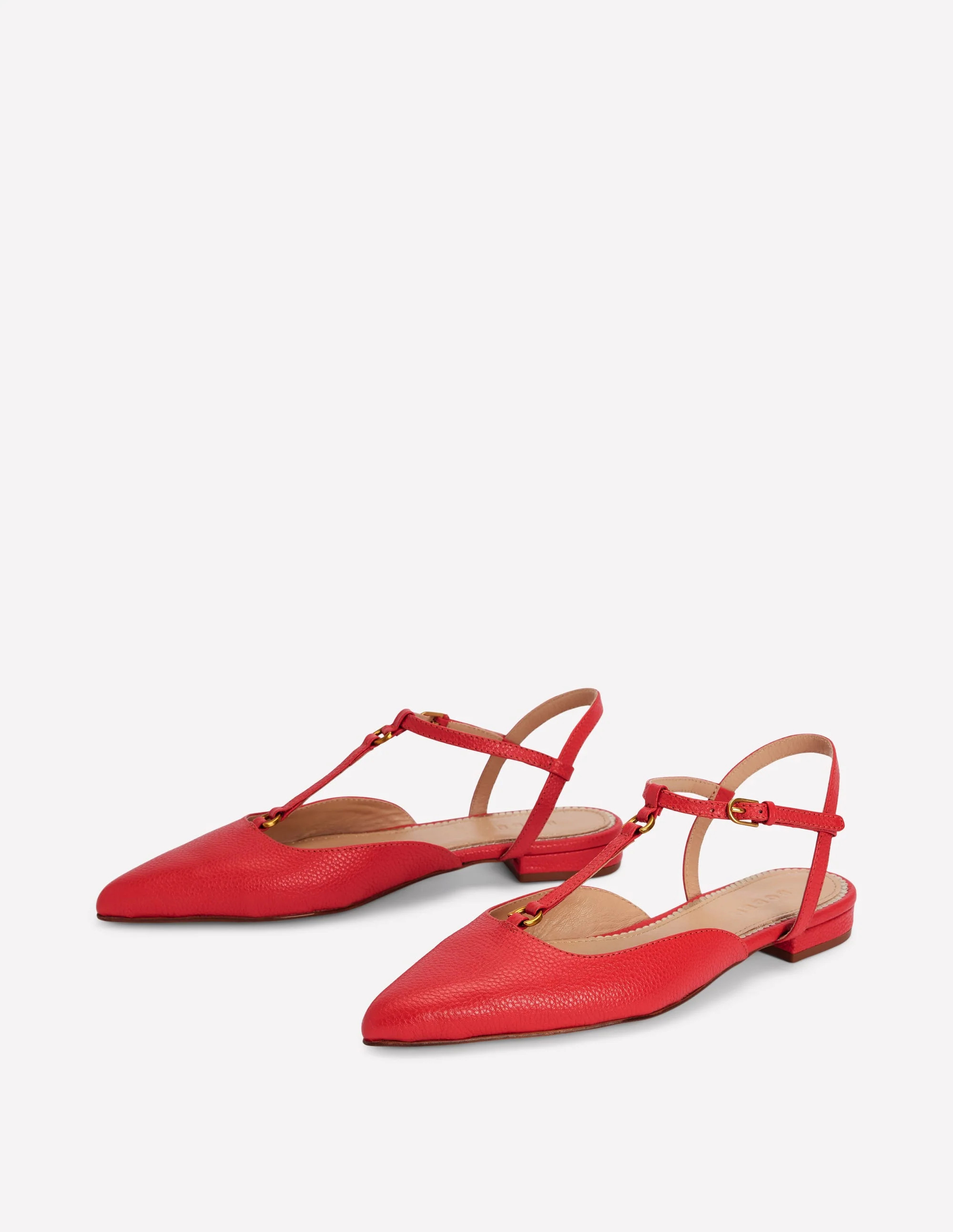 T-Bar Point Flats-Post Box Red | Boden UK