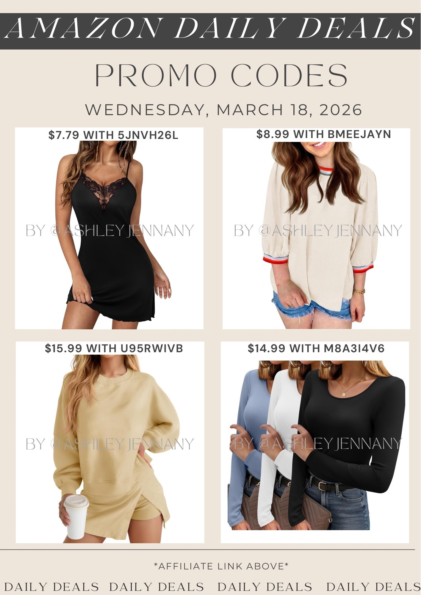 Amazon deals

#LTKSaleAlert #LTKMidsize