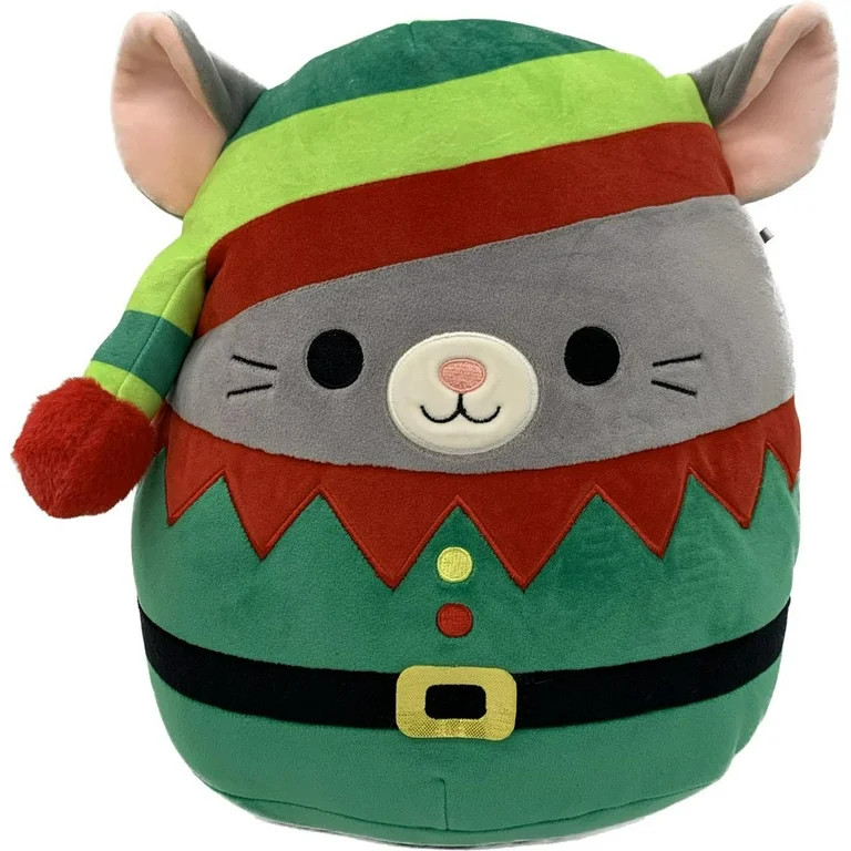 Squishmallows 12-inch Misty Mouse with Green Elf Outfit Child's Ultra Soft Plush | Walmart (US)