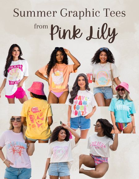 Summer graphic tees from Pink Lily

#LTKParties #LTKSeasonal #LTKGiftGuide