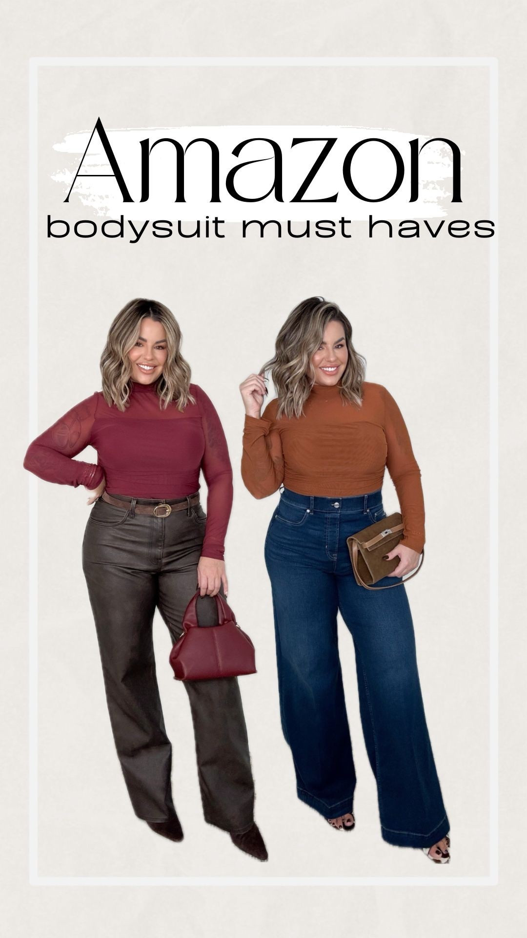 Bodysuits size xl I prefer the fit of my L better 

Leather pants 32L 
Jeans L tall code SHAYNAXSPANX to save $ as a first time customer 

Boots size up 
Heels tts 

#LTKFindsUnder100 #LTKMidsize #LTKSaleAlert