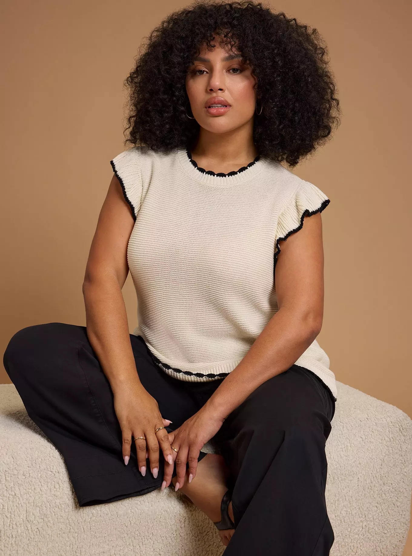 Belle Isle Flutter Sleeve Sweater | Torrid (US & Canada)