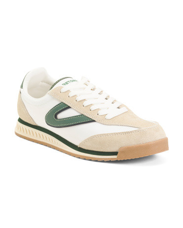 Leather Kristine Retro Jogger Shoes With Suede Accents | TJ Maxx