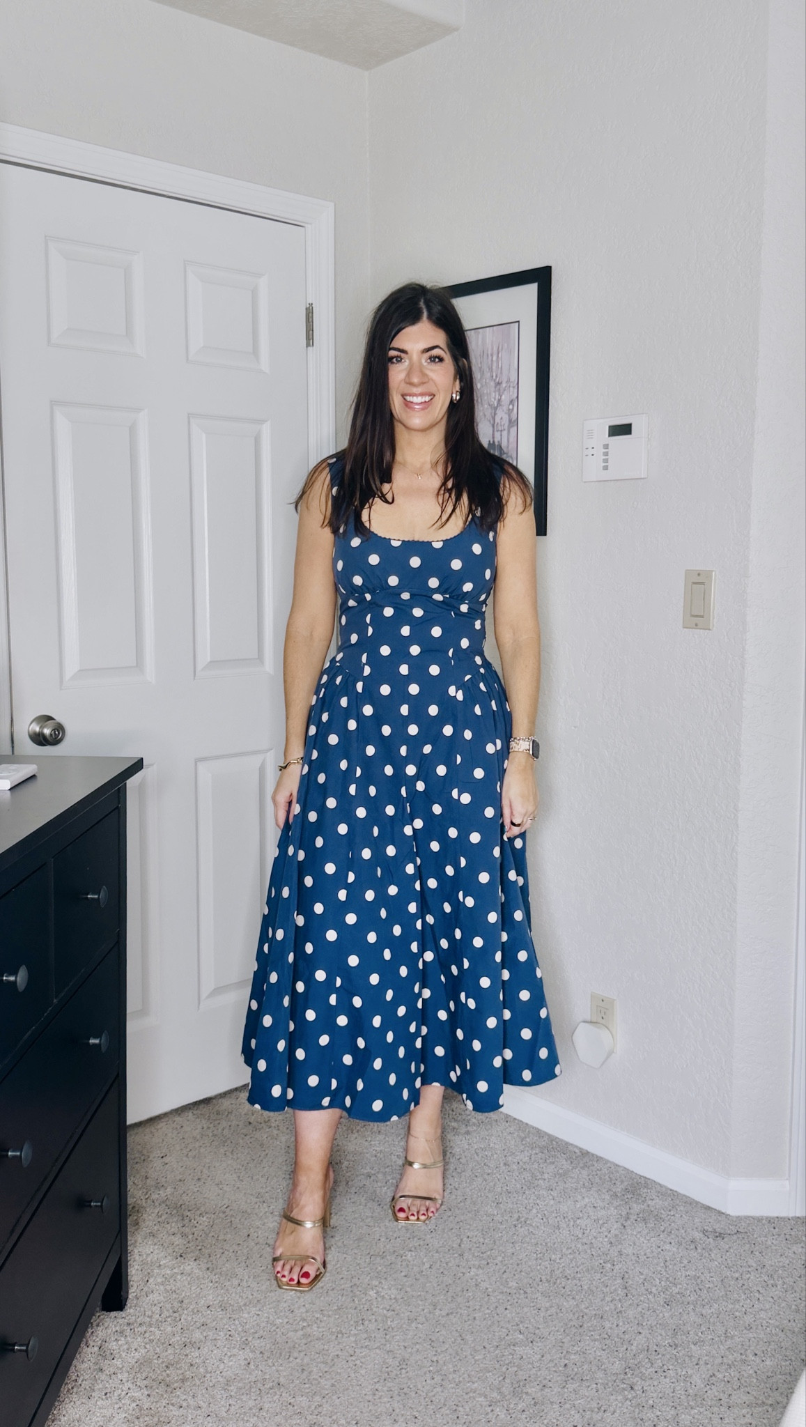 Abercrombie sale code: DENIMAF
Polka dot dress-medium regular (has a built in bra)


#LTKWedding #LTKSaleAlert #LTKMidsize