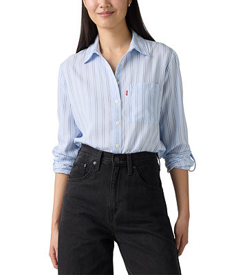 Levi's Women's Darlene Collared Button-Front Shirt - Macy's | Macy's