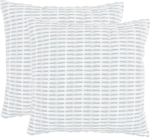 KAF Home Pleated Please Pillow Cover 20 x 20-inch 100-Percent Cotton | Set of 2 Pillow Covers (At... | Amazon (US)