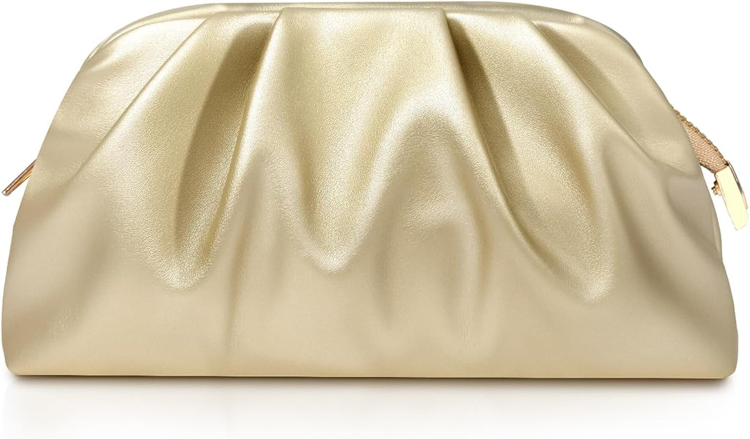 lovyoCoCo Clutch Purse for Women Soft Pleated PU Wedding Clutch, Elegant Evening Bag for Galas, P... | Amazon (US)