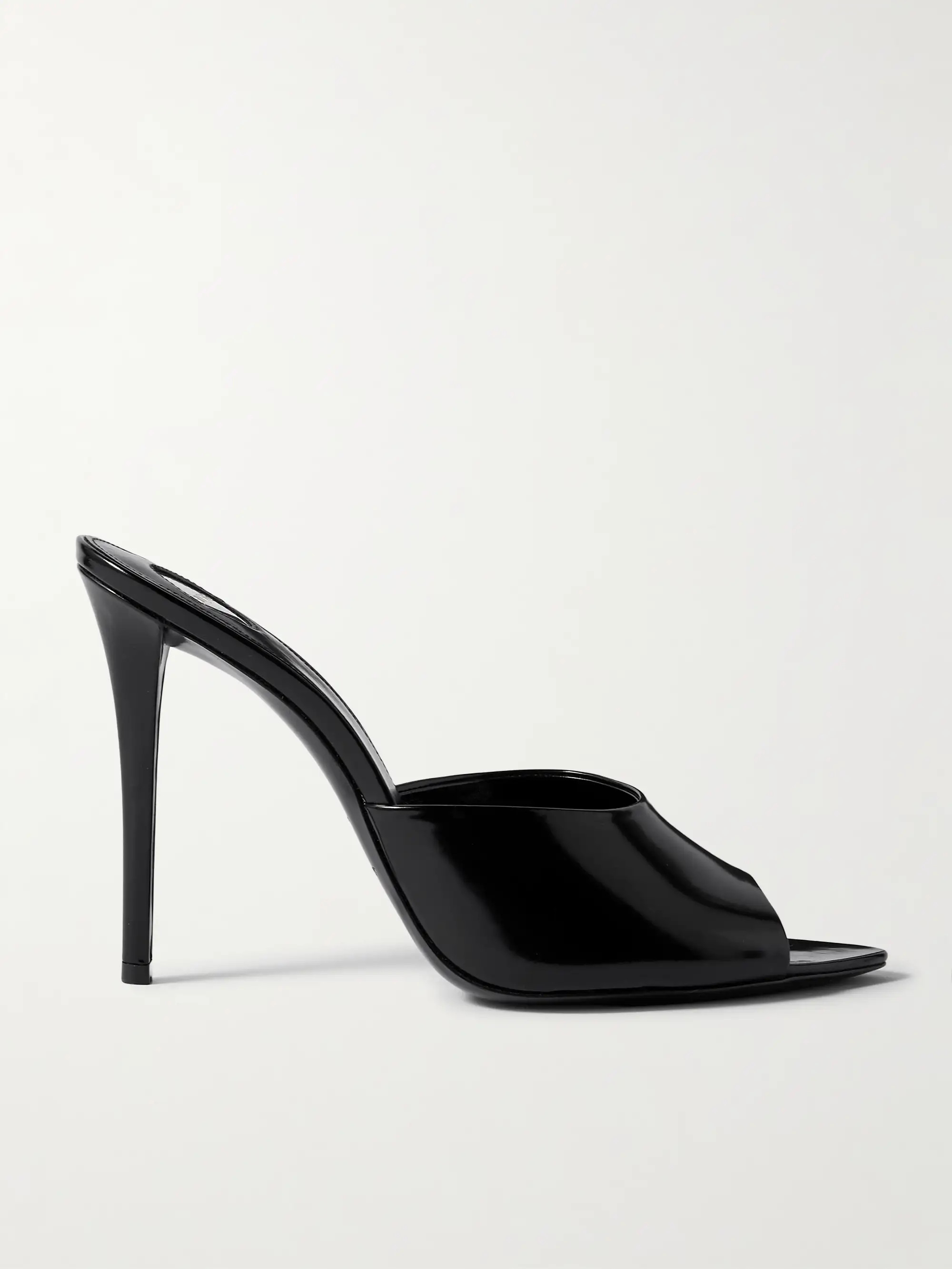 Glossed-leather mules | NET-A-PORTER (US)