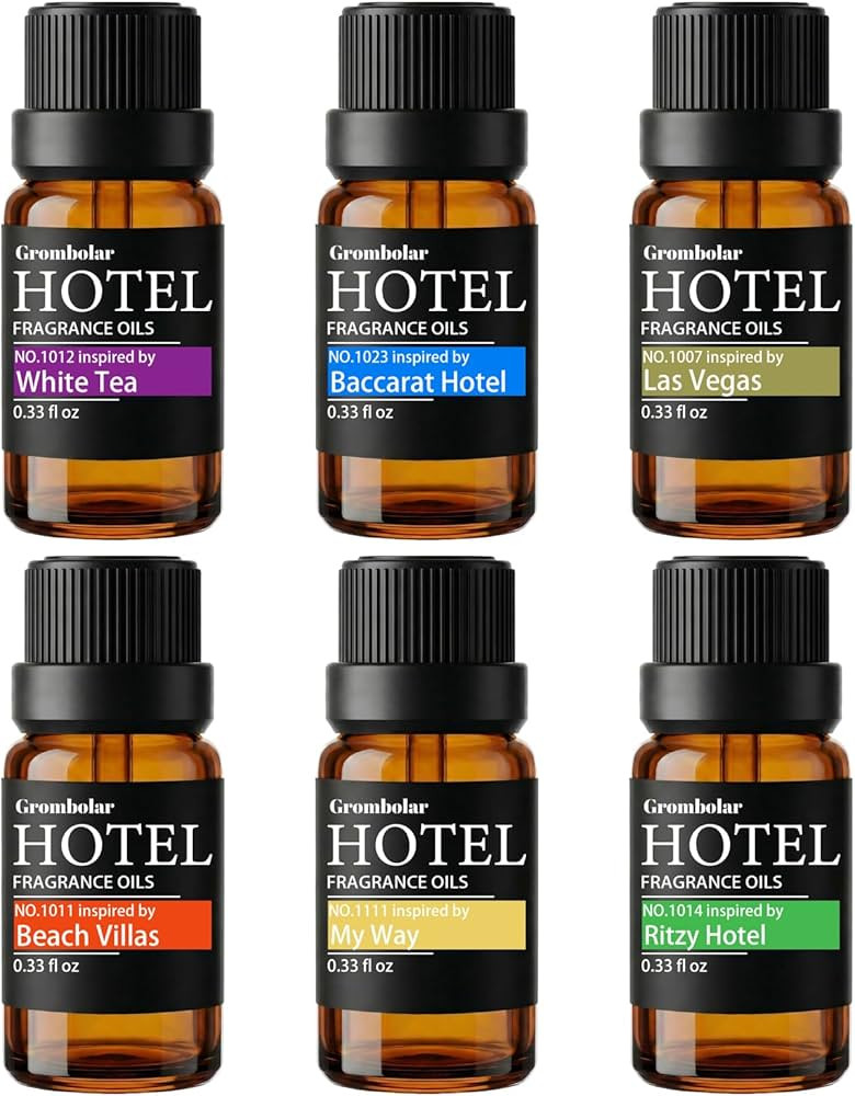 Essential Oils Set-Hotel Collection Diffuser Oil Gift Set,Premium Essential Oil for Diffusers, Ho... | Amazon (US)