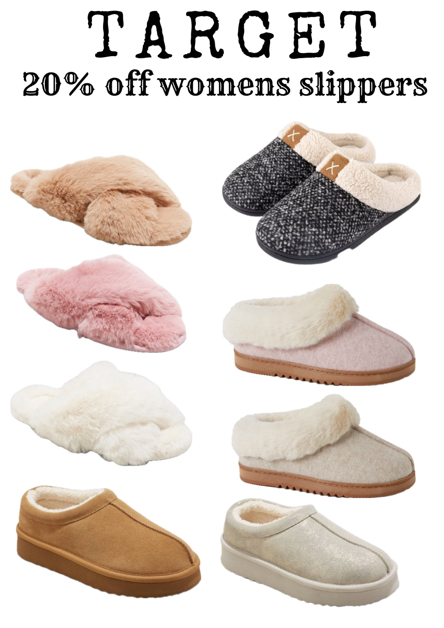 Womens hot sale slippers target