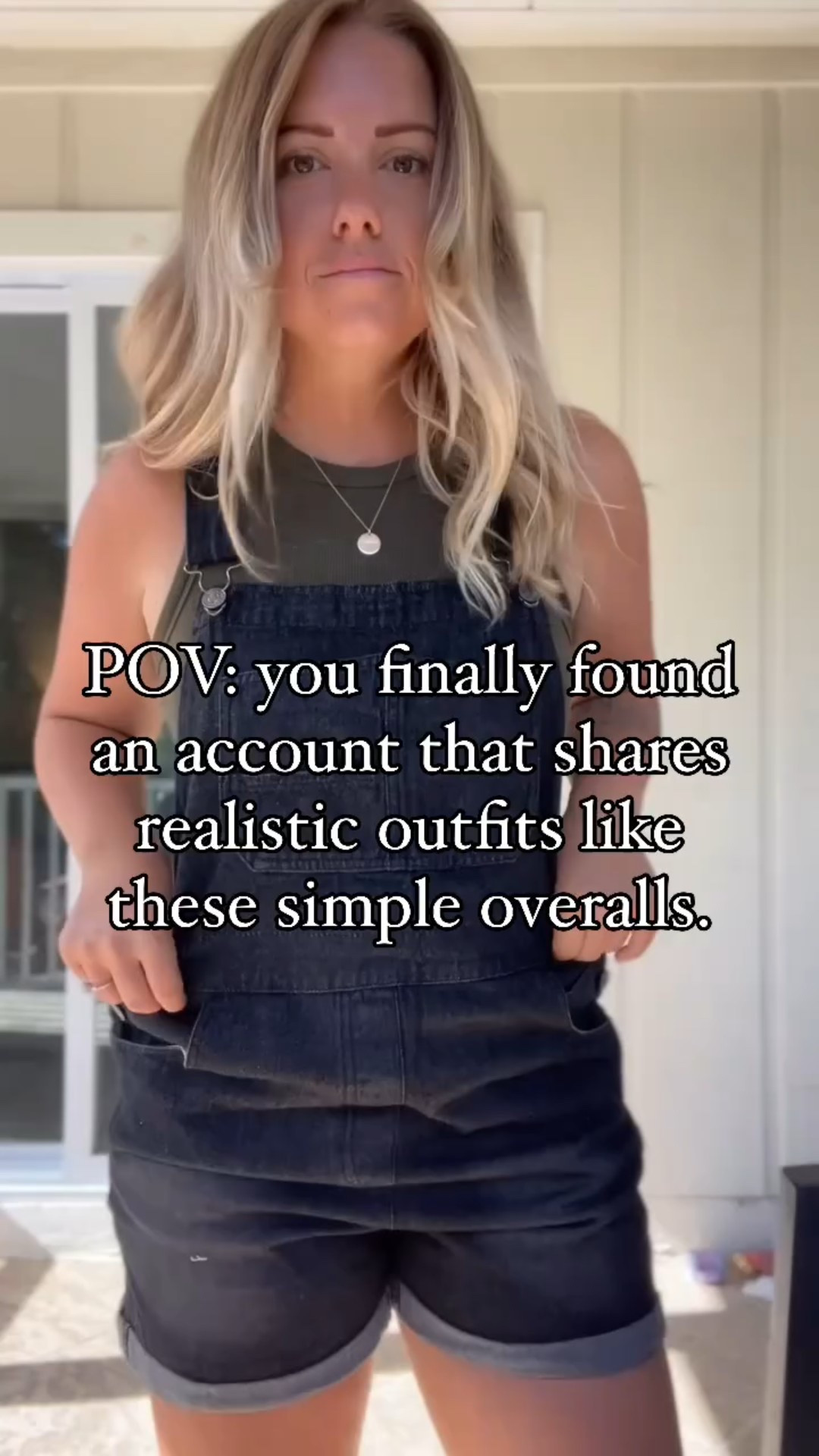 Glad you’re here. 🖤

5’2” | 155lbs | wearing a medium tank and medium overalls

#LTKSeasonal #LTKMidsize #LTKSummerEdit