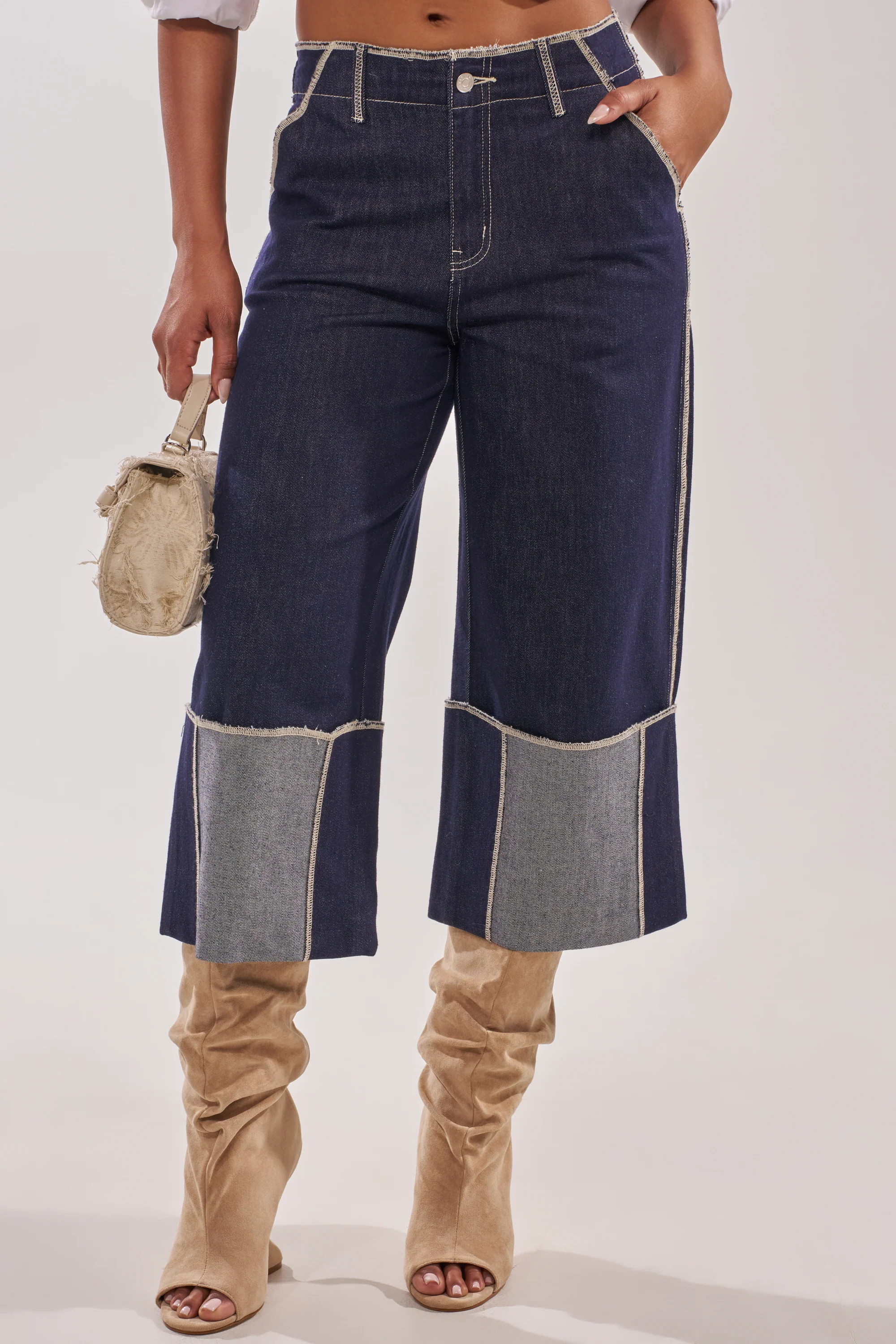 LOCKED UP DENIM BERMUDA SHORT | AKIRA