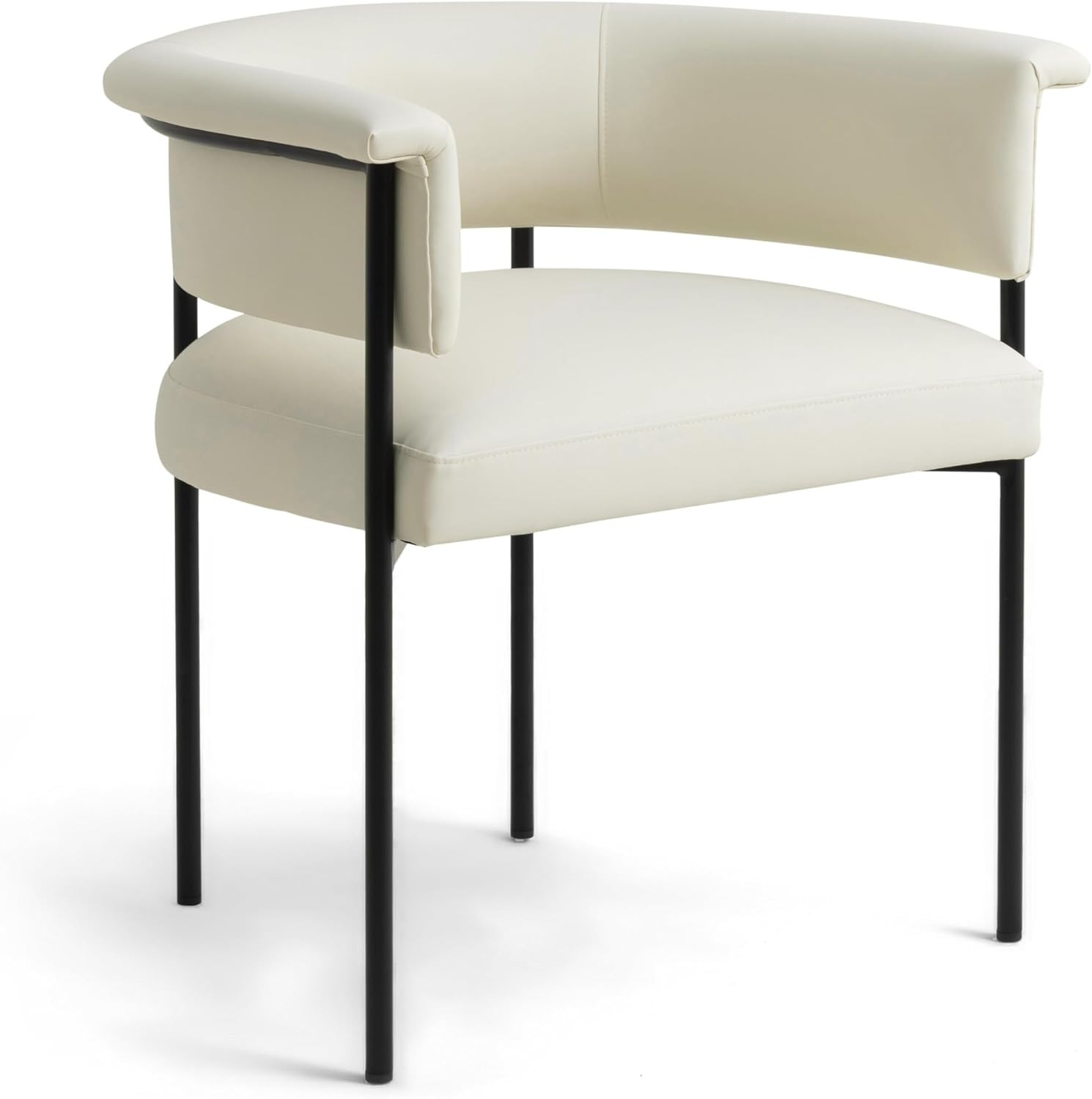 Tov Furniture Taylor Cream Performance Vegan Leather Dining Chair | Amazon (US)