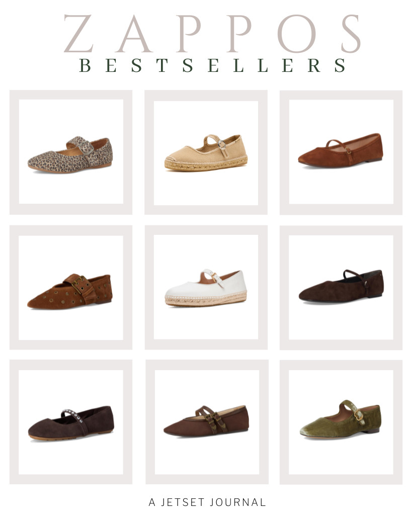 Get ready to step into style with this week’s Zappos Bestsellers!

You’ll find a great selection of flats that are perfect for achieving that cozy-chic vibe. I particularly love the Cole Haan Cloudfeel Asbury Maryjane that is perfect for any casual outfit! Plus, the Journee Collection Florene adds a touch of elegance that’s ideal for your dinner dates. Cool, right? 

 #LTKSeasonal #LTKSaleAlert #LTKTravel